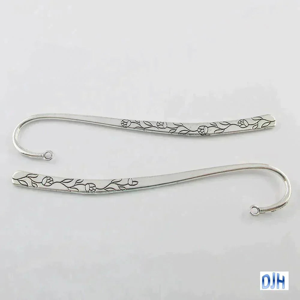 Bulk Flower Vine Bookmark 115mm Antique Silver Suit Beading Select Qty 1/5/10