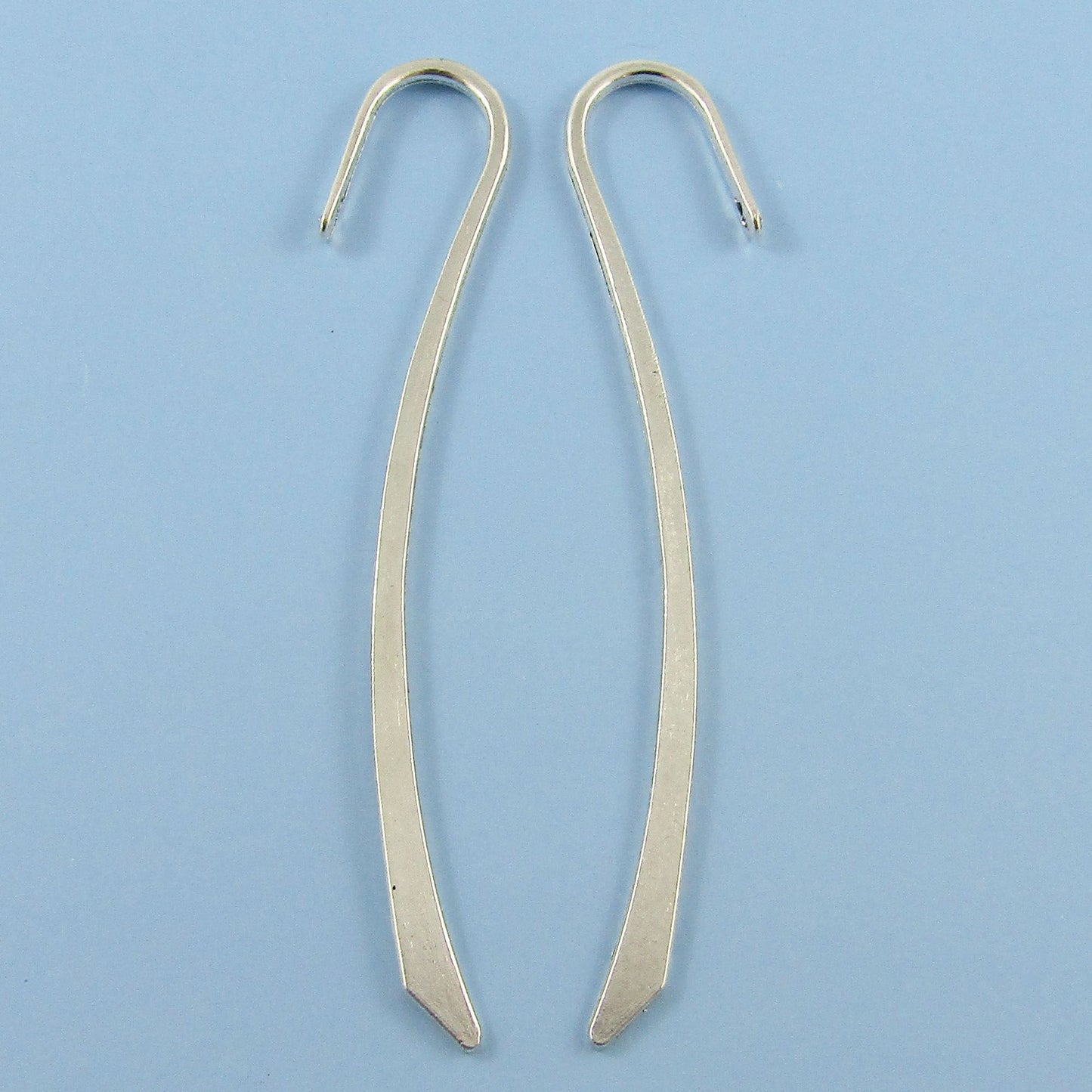 Bulk Mini Plain Bookmark 84mm Silver Suit Beading Qty 1,5 or 10