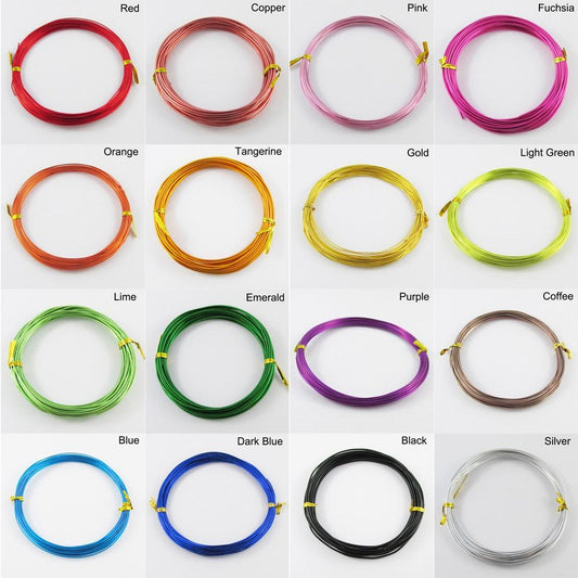 DIY Aluminium Wire Suit Craft Beading Floristry Select Colour and Size