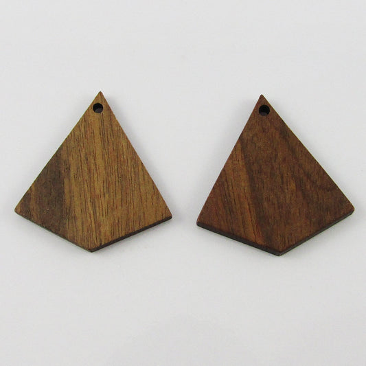 Bulk 10pcs Kite Wood Charm Pendant Natural Organic 28x26mm