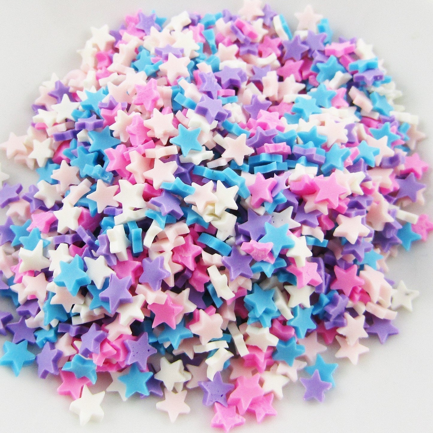 20g Polymer Clay Pastel Star Confetti Sprinkles Shaker Cards Wish Bottle etc