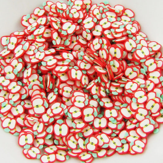 20g Fruit Apple Slice Polymer Clay Wafer Sprinkles Resin Mix-in Shaker Cards etc