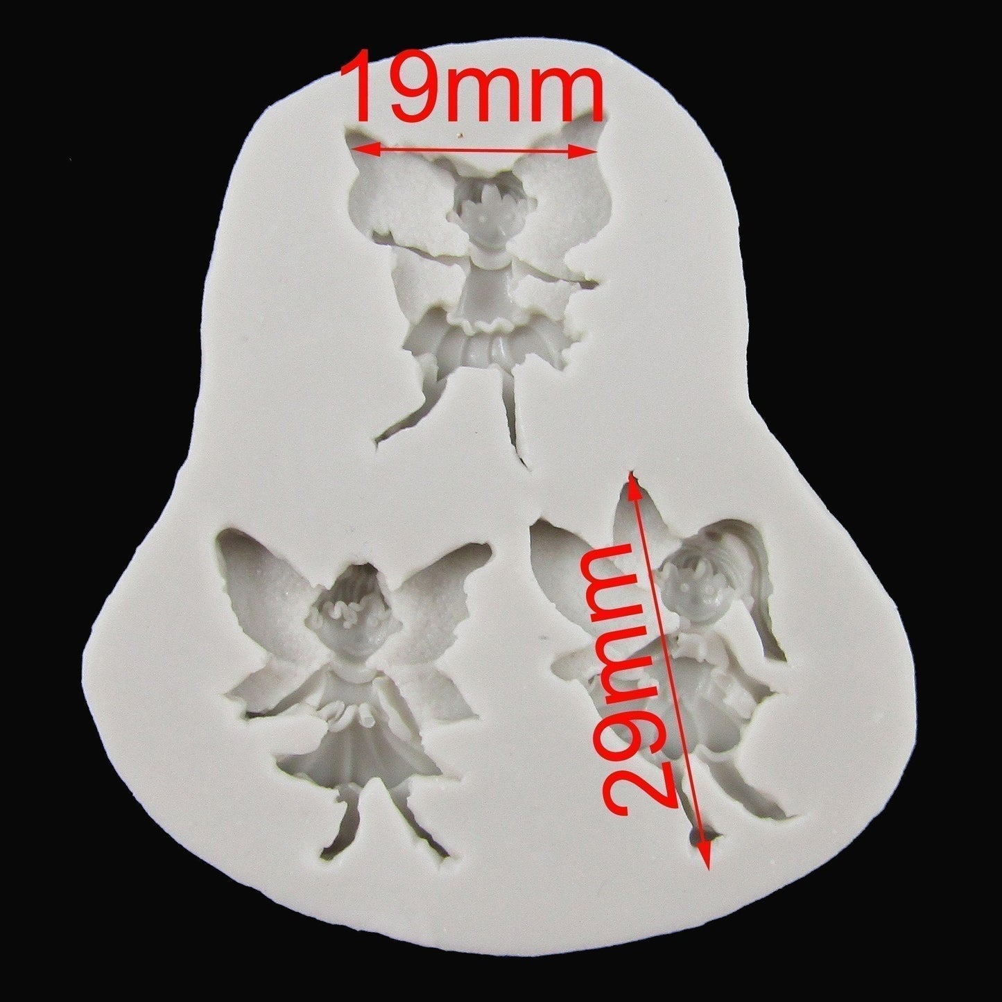Fairy FOOD GRADE Silicone Casting Mould Fondant Chocolate Soap Resin