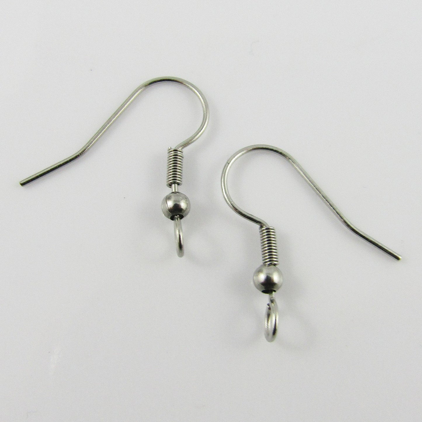 Bulk 50pcs (25pair) Earring Hook Finding 20x18mm 304 Stainless Steel