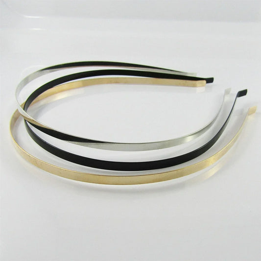 Bulk 10pcs DIY Metal Alice Head Band 4.7mm x Approx 380mm Select Colour