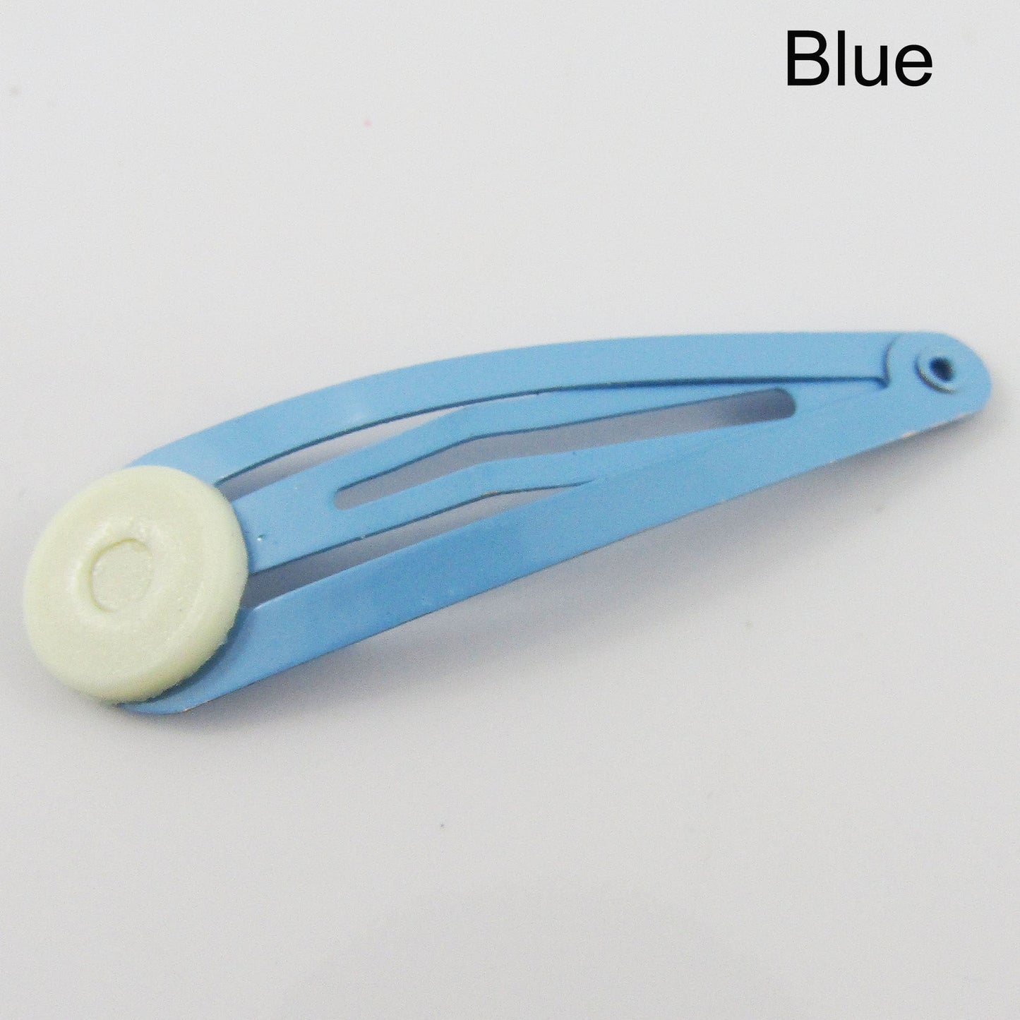 Bulk 10pcs Painted Snap Hair Clip Finding with Acrylic Glue Pad Pick Colour