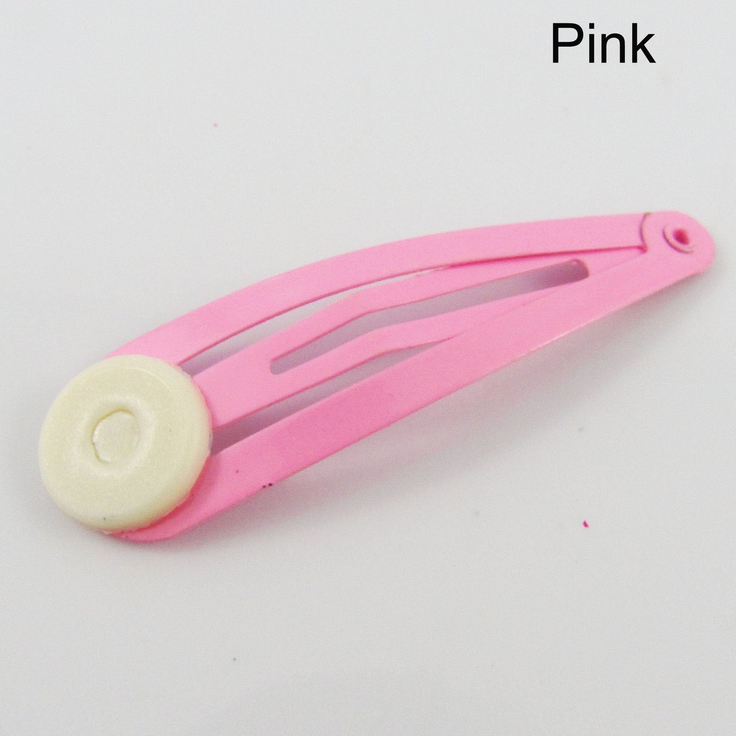 Bulk 10pcs Painted Snap Hair Clip Finding with Acrylic Glue Pad Pick Colour