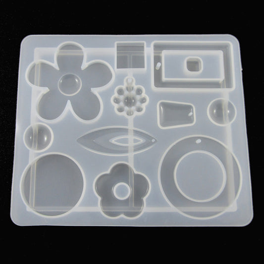 Mixed Pendant Shapes Silicone Mould UV or Epoxy Resin