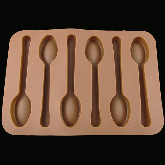 Spoon Silicone Mould FOOD GRADE Chocolate Soap UV or Epoxy Resin