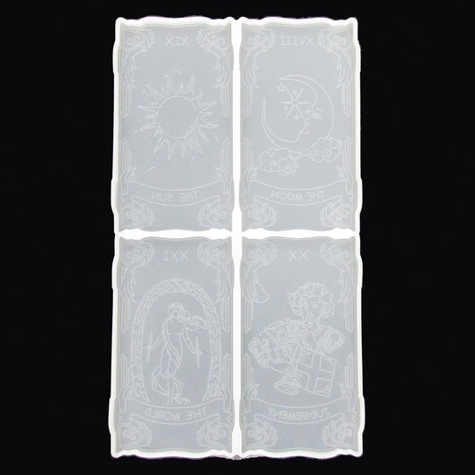 Tarot Card Cabochon Decoration Silicone Mould for Epoxy Resin