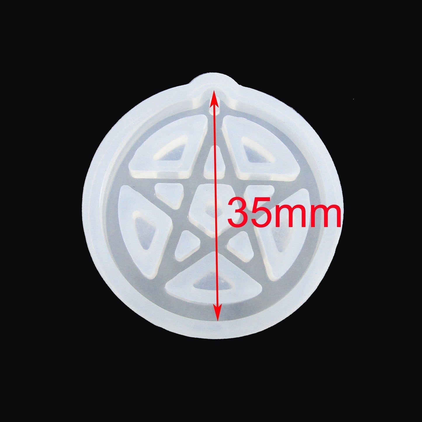 Pentagram Pendant Silicone Mould for Epoxy Resin