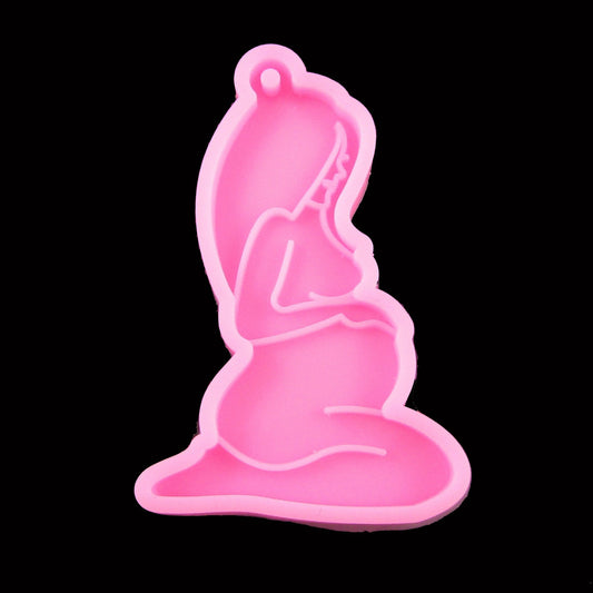 Mother to Be Pendants Silicone Mould for Epoxy Resin