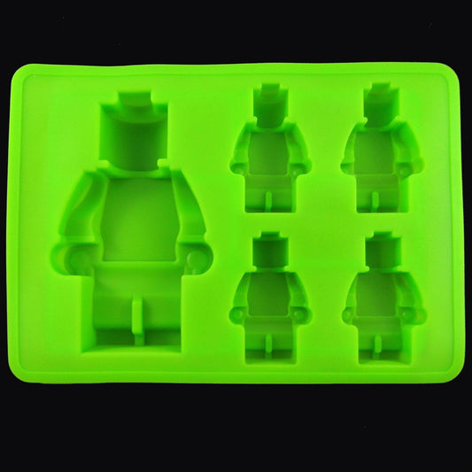 2 Size Building Brick Person Character Silicone Mould for Epoxy Resin