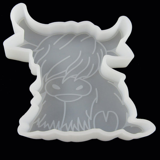 Highland Cow Silicone Mould Soap Candle UV or Epoxy Resin