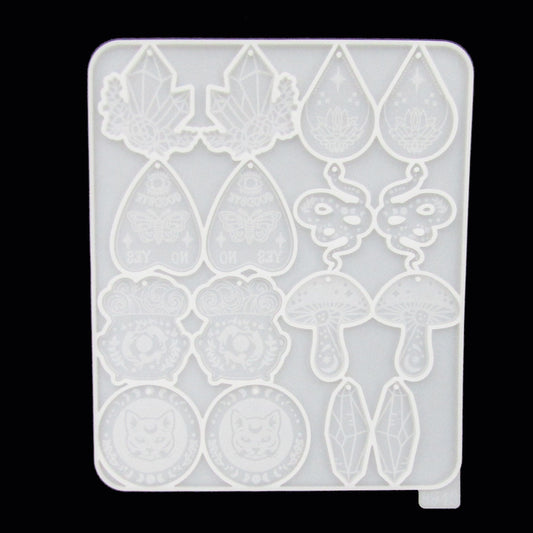 Mystic Elements Pendants Earrings Silicone Mould UV or Epoxy Resin