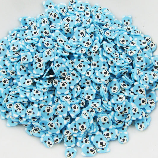 20g Blue Dog Polymer Clay Wafer Sprinkles Resin Mix-in Shaker Cards