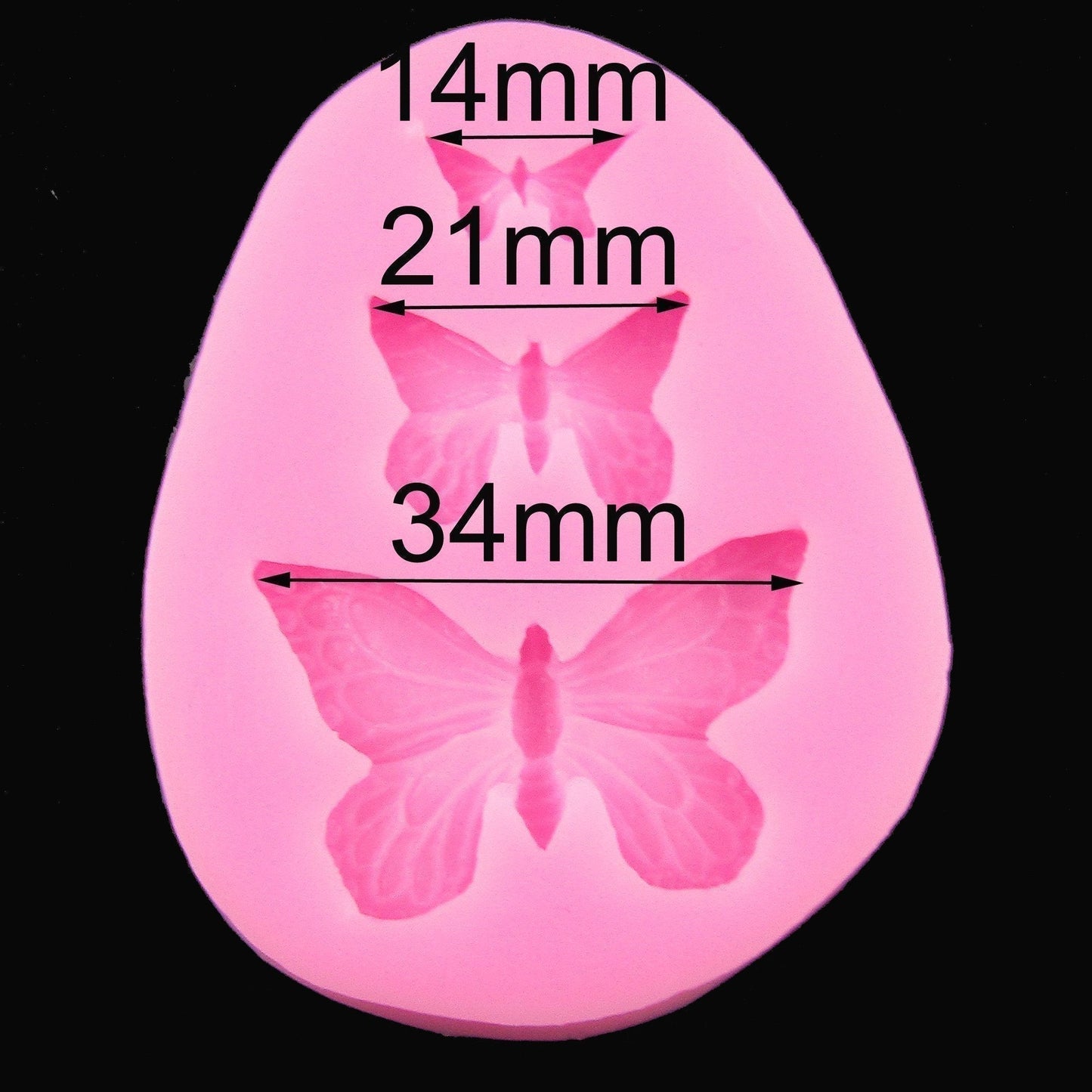 Butterfly FOOD GRADE Silicone Casting Mould Fondant Chocolate Soap Resin