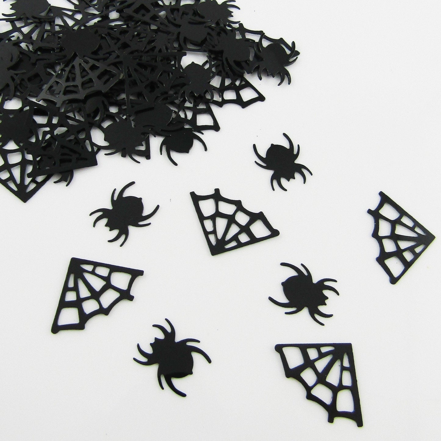 14g PVC Halloween Spiders Webs Confetti Sprinkles For Tables Shaker Cards etc