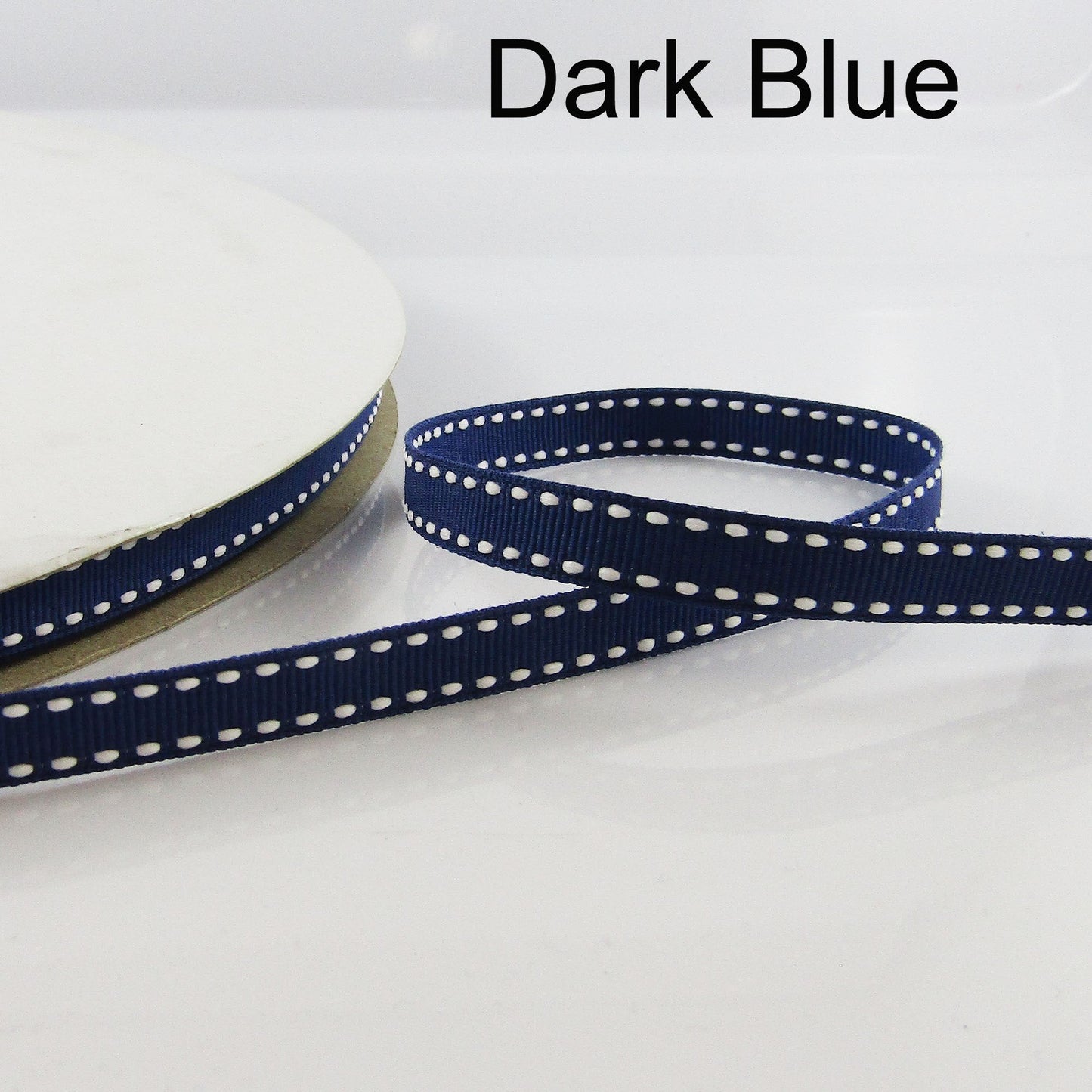 3metres Edge Stitching Grosgrain Ribbon Double Faced 9mm Select Colour