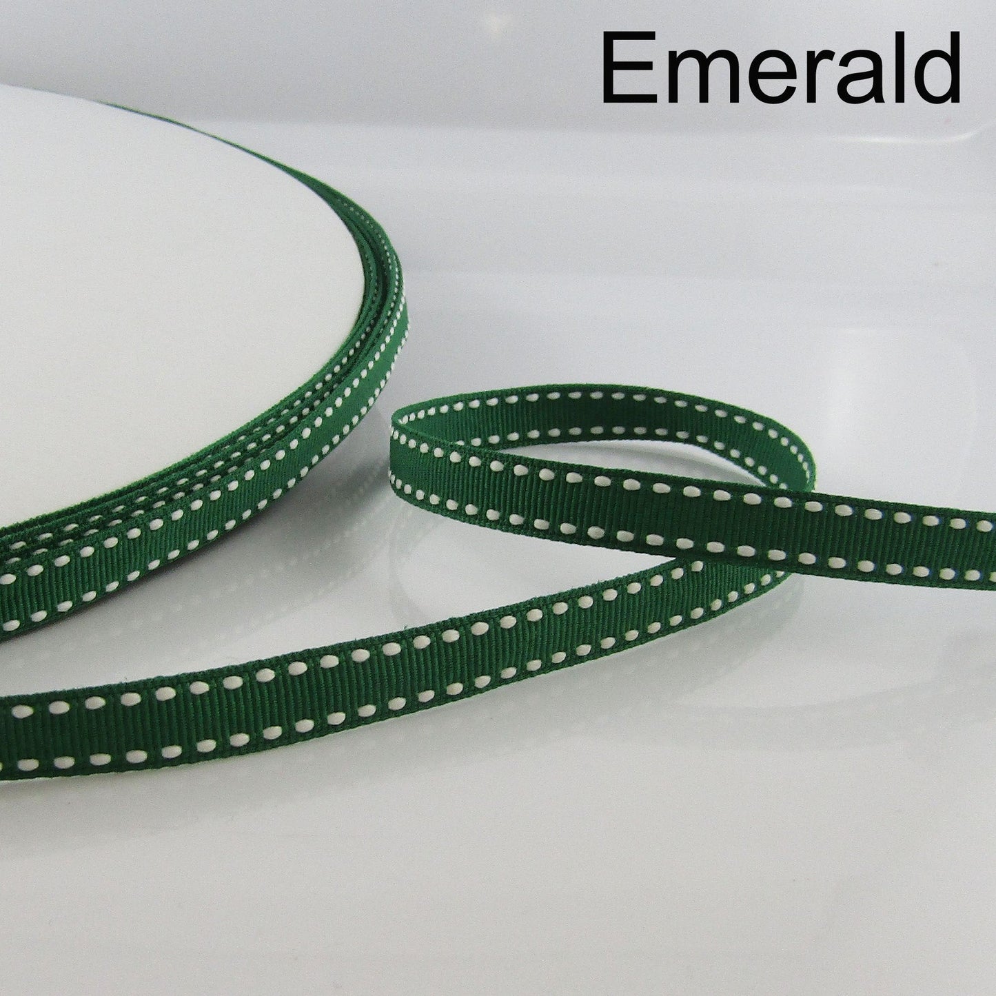 3metres Edge Stitching Grosgrain Ribbon Double Faced 9mm Select Colour