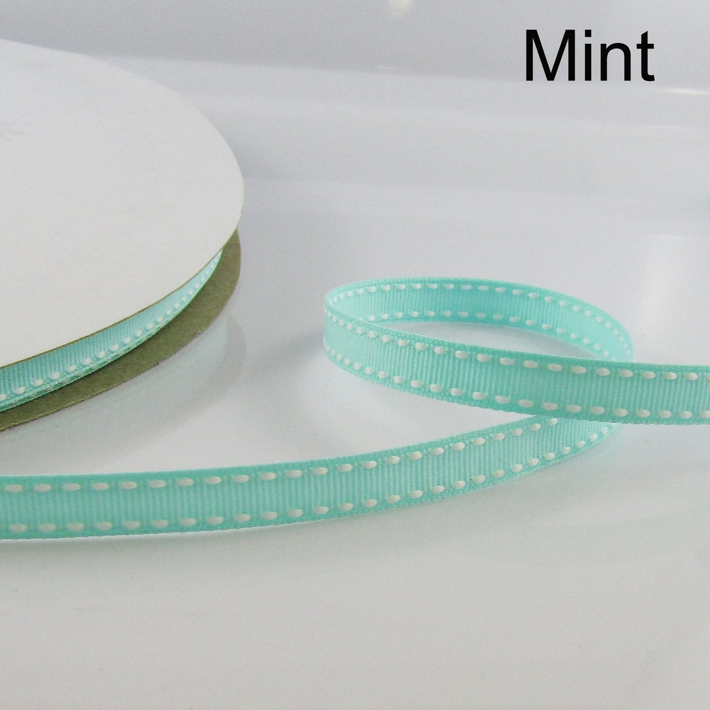 3metres Edge Stitching Grosgrain Ribbon Double Faced 9mm Select Colour