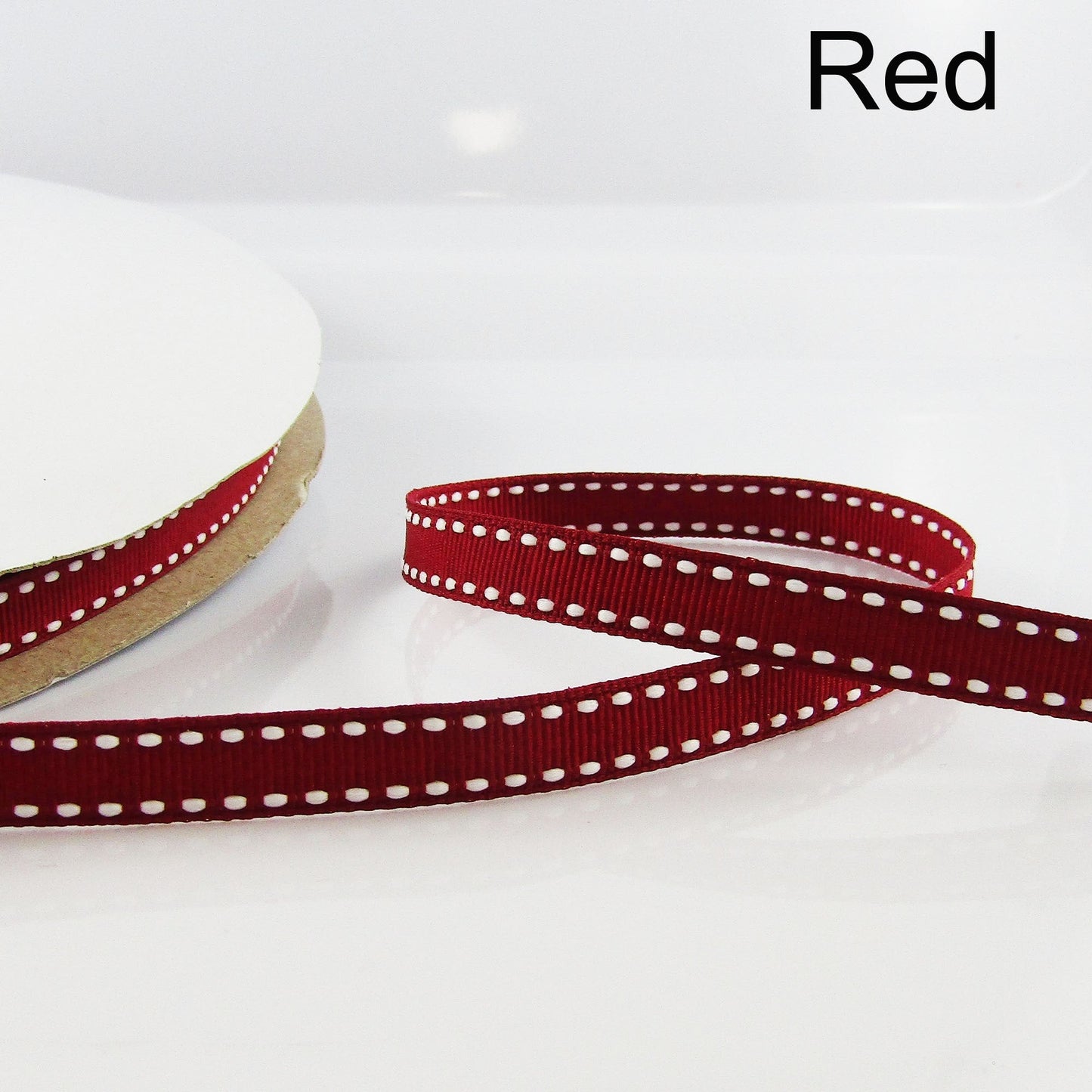 3metres Edge Stitching Grosgrain Ribbon Double Faced 9mm Select Colour