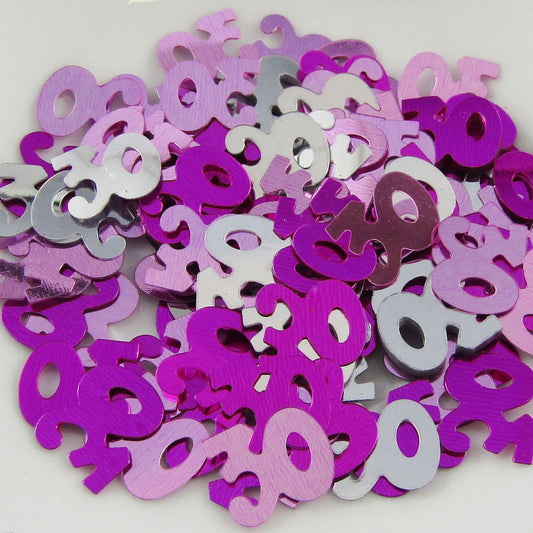 Pink 30 Birthday Confetti Sprinkles For Confetti Cards Table Scatters Balloons