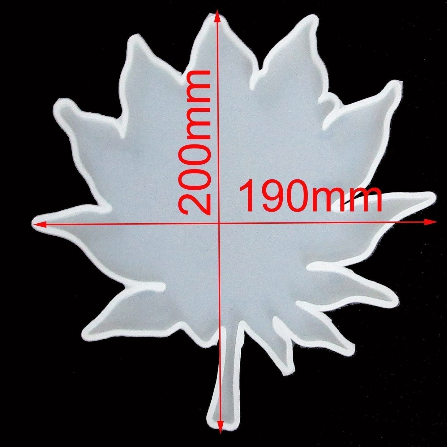 Trivet Small Serving Board Autumn Leaf Silicone Casting Mould for Epoxy Resin