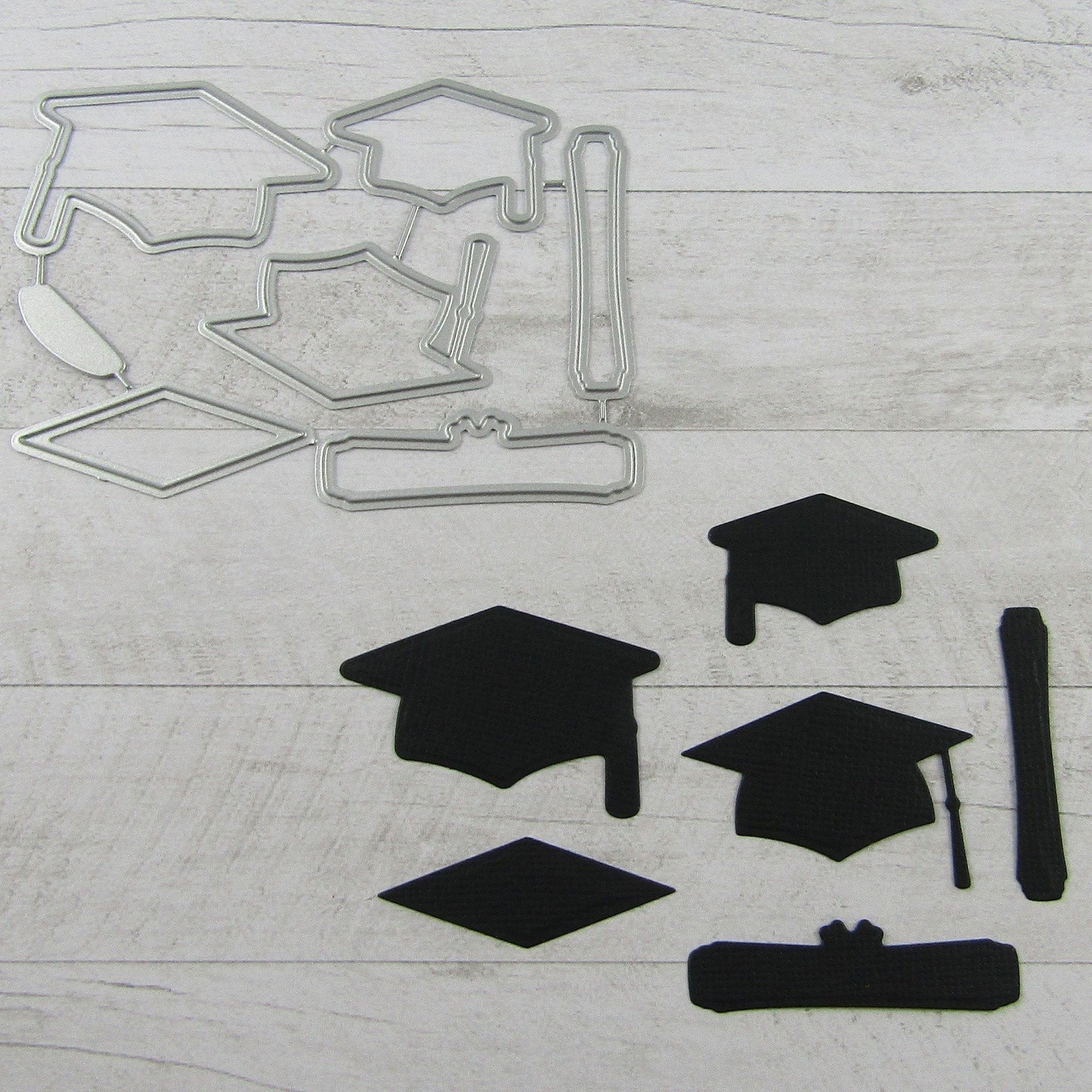 Graduation Cap Diploma Cutting Die Carbon Steel Scrapbooking Card Making etc